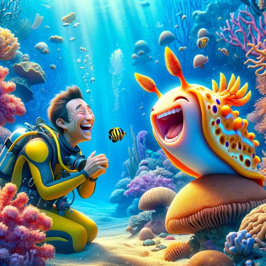 Scuba diving fun dive